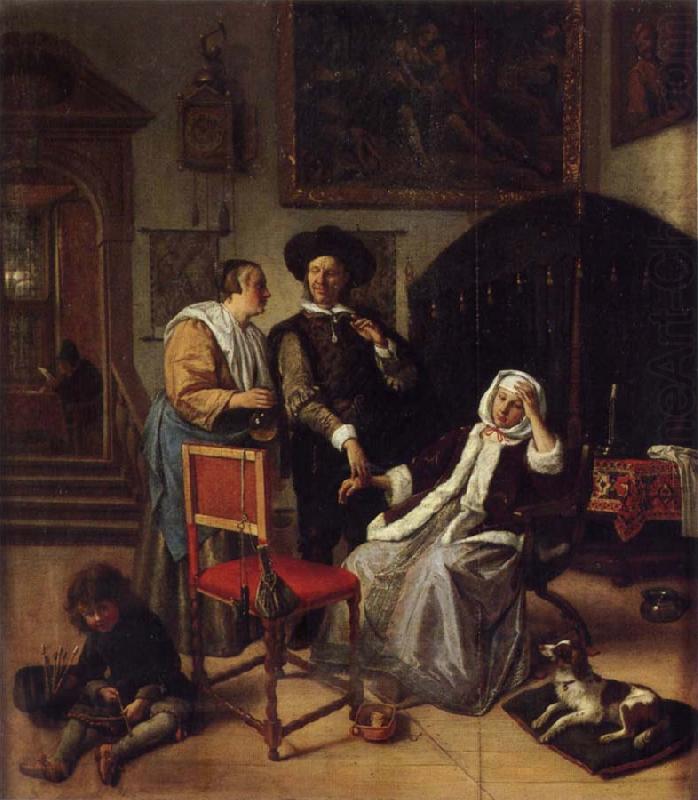 The Doctor-s vistit, Jan Steen